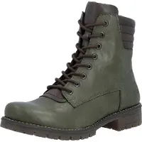 Rieker Damen Stiefelette gesteppter Einstieg Biker Boots 79521, Größe:39 EU, Farbe:Grün