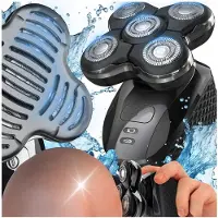 Universal Elektrischer Herrenrasierer Wasserdicht für Präzises Rasieren von Bart und Kopf