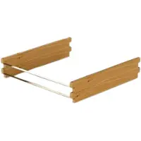 Holz4home Hochbeet-Zusatzmodul aus Holz mit Vlieseinlage I Metallstiften I Blechstreben