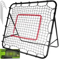 Northio Fußballtor 120x120x50 cm mit 2-in-1-Design und verstellbarer Zielscheibe für Fußballtraining