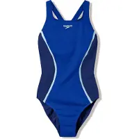 Speedo Solid Splice Medalist Badeanzug