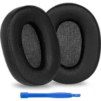 OEM Vervangende Ohrmuscheln für Kopfhörer - Ersatzkissen für Kabel - Ersatzkissen für Wireless - Schwarz - Komfortabel - Für ATH-M50X - ATH-M50XBT - ATH-M60X