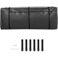 OEM Automobilentransportertasche für Lastwagenladeflächen, wasserdicht, 840d-PVC, 0,566 m³, mit verstärkten Riemen für Autos, SUVs und LKW, schwarz
