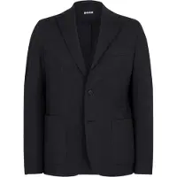 BOSS - Blazer für Herren, Seersucker, Schmal (Schwarz)