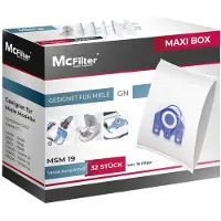 McFilter I 32 Staubsaugerbeutel kompatibel mit Miele Staubsauger GN Serie S2 S4 S5 S6 S8, Complete C2/C3, Classic C1 I Staubbeutel inkl. 16 Filter I MAXI BOX