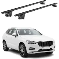 Aurilis Dachträger Grundtäger für Volvo XC60 II 2018-2026 Aluminium Schwarz 2 tlg