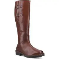 Hush puppies Tallulah Leder Damen Stiefel in Tan