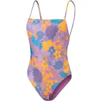 Speedo - Badeanzug für Damen (Violett/Gelb)