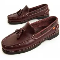 Purapiel Mokassin Pullnauk Bordeaux