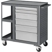 RAU Rollwerkbank 960, B 675 x T 450 x H 950 mm, Oberseite: Metall