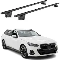 Aurilis Dachträger für BMW 5er G61 Touring 2024-2026 100kg Aluminium Schwarz 2 tlg