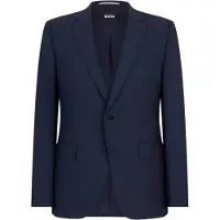 BOSS - Anzugjacke für Herren, Reverskragen (Blau)