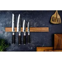 Forged Küchenmesser – GESCHMIEDET – SEBRA – Japanischer 440C-Stahl – Griff aus Dalbergia-Holz – L 12,5 cm