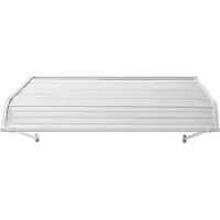 StarTech.com Alu Fenstermarkise und Türvordach - 121.9x106.6x51cm Sonnenschutz Überdachung - UV-Schutz Outdoor Einrichtung