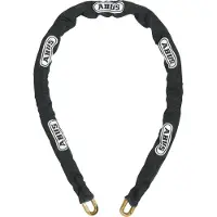 ABUS Kette 10KS - 10 mm starke Motorrad-Kette aus gehärtetem Stahl - kombinierbar mit Vorhängeschlössern - 140 cm Länge