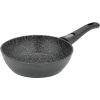Resto Kitchenware Bratpfanne "Aries, tiefe Wokpfanne mit vierschichtiger Marmor-Antihaftbeschichtung" Aluminium 1 Stk. tlg. mit einem abnehmbaren Griff - backofenfest, spülmaschinenfest