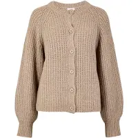 Apricot Cardigan "Ripp-Cardigan" mit Ballonärmeln