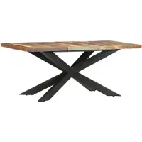 vidaXL Esstisch 180 x 90 x 76 cm Recyceltes Massivholz
