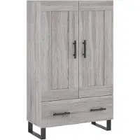 vidaXL Highboard Grau Sonoma 69,5x31x115 cm Holzwerkstoff
