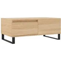 vidaXL Couchtisch Sonoma-Eiche 90x50x36,5 cm Holzwerkstoff