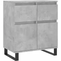 vidaXL Sideboard Betongrau 60x35x70 cm Holzwerkstoff