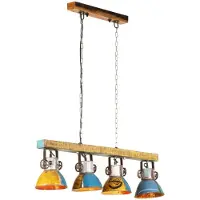 vidaXL Deckenleuchte Industrie-Stil 25 W Mehrfarbig 111 cm E27