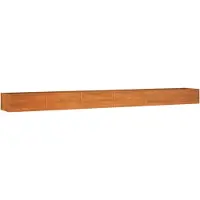vidaXL Hochbeet Rostig 600x80x45 cm Cortenstahl