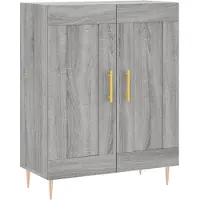 vidaXL Sideboard Grau Sonoma 69,5x34x90 cm Holzwerkstoff