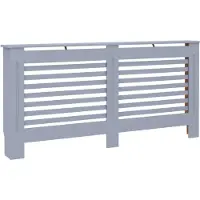 vidaXL Heizkörperverkleidung Anthrazit 172x19x81,5 cm MDF