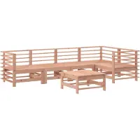 vidaXL 6-tlg. Garten-Lounge-Set Massivholz Douglasie