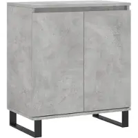 vidaXL Sideboard Betongrau 60x35x70 cm Holzwerkstoff