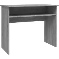 vidaXL Schreibtisch Grau Sonoma 90x50x74 cm Holzwerkstoff