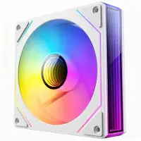 Dutzo INF 120 PWM ARGB Reverse - Gehäuselüfter - 120mm - Weiß mit RGB LED - 29 dBA