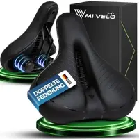 MIVELO Fahrradsattel mit Federung "COMO" - Bestseller,Neu,oft gekauft,Zubehör
