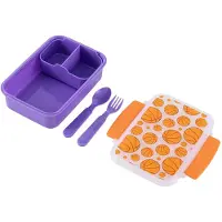 Itotal - Lunch Box with Cutlery - Basketball (ID2024)