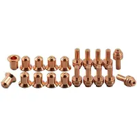 TAUOH 10Pcs 176655 and 10Pcs 176656 Plasma Cutter Torch Consumables for Miller ICE-25C ICE-27C ICE-27T