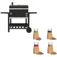 Monster XXL-BBQ-Räucherofen Holzkohlegrill Tragbar für den Außenbereich & Garten