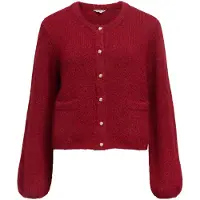 Object Strick Strickjacke Rot XL