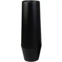 VIVANNO Bodenvase Berbelo 28 cm x 28 cm x 80 cm Schwarz