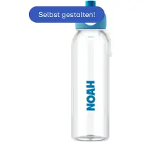 Mepal personalisierte Wasserflasche Pop-up Campus mit Namen - Mit Namen und Foto bedrucken - Geschenke zur Einschulung - Geschenke für frauen und männer