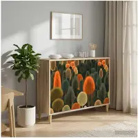 vidaXL Sideboard ZAANDAM Sonoma 102 x 33 x 75 cm Holzwerkstoff