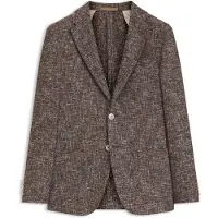 BOSS Slim-Fit Blazer aus fein gemustertem Gewebe Grösse 48