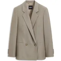 BOSS Regular-Fit Blazer aus italienischer Schurwolle mit Stretch-Anteil Grösse 42