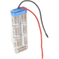 AccuCell 8,4 Volt Akkupack mit 1600mAh und Anschlusskabel NiMH Akku