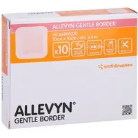 Allevyn Gentle Border 10x10 cm Schaumver 10 St