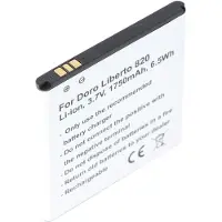 AccuCell Akku passend für den Doro Liberto 820 Akku DBJ-1900A