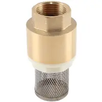 OEM Messing Wasserhahn mit Rostrujstahl-Filter und BSP-Verbindung - Gesamtlänge 40 x 81 mm - Wasserklappen