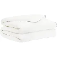 vidaXL Bettdecke 220x240 cm Sommer 200 GSM Australische Wolle Weiß