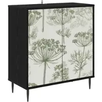 vidaXL Sideboard GOTHA Schwarz Eichen-Optik 69 x 33 x 76 cm
