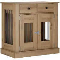 vidaXL Hundekäfigmöbel Artisan-Eiche 80 x 47,5 x 80 cm Holzwerkstoff